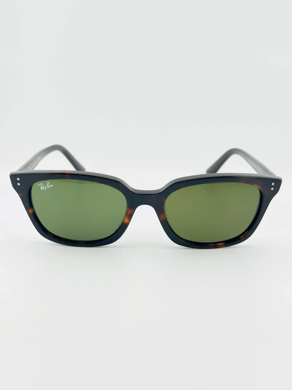 Ray-Ban Sunglasses RB4456 Zaya Bio Based Polished Havana Frame Green Lens UNISEX